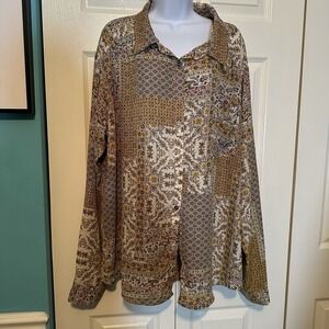 Heyson‎ Women's Button Down Blouse Size 3X
